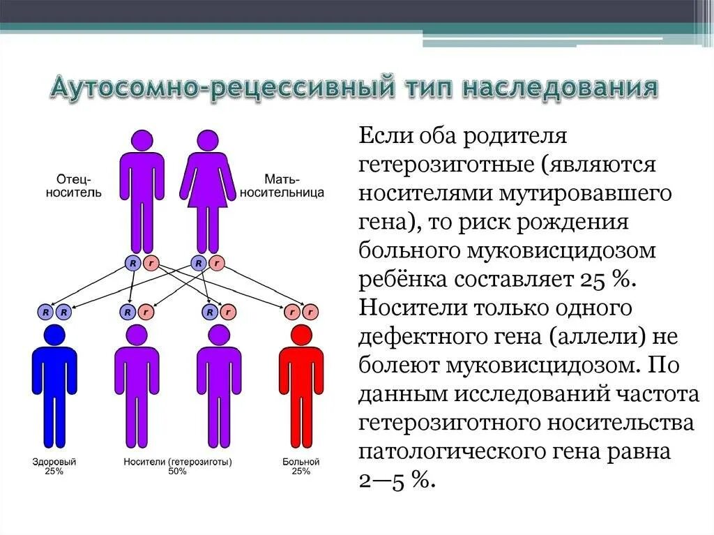 Признаки аутосомно-рецессивного наследования. Аутосомно-рецессивный наследования заболеваний схема. Аутосомно-рецессивный Тип наследования симптомы. Тип наследования - аутосомно-рецессивный риск рождения больного.