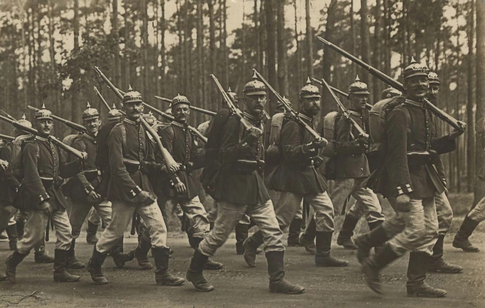 Первый вв. Армия Германии ПМВ. Армия германской империи 1914. Германская пехота ПМВ.