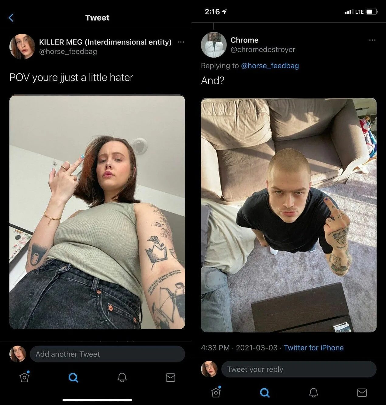Because you have a little. Мем you just a little Hater. Hater YUNGWAY. Pov Мем. Hater приложение.