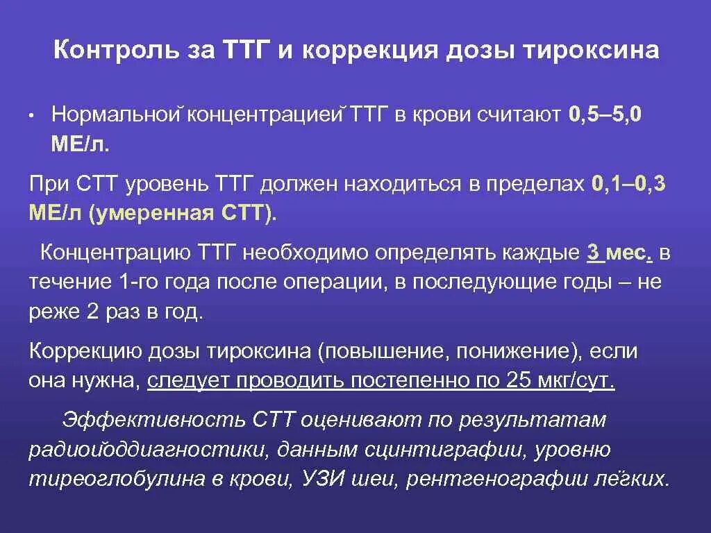 Л тироксин повышает ттг