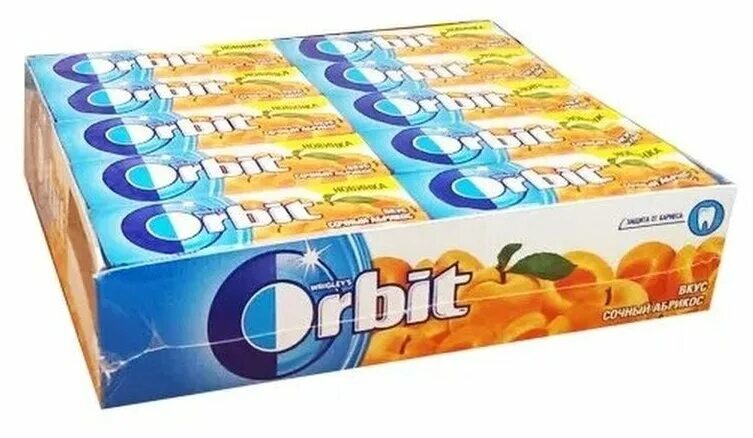 Абрикосы медовые. Повидло абрикосовое. 13 абрикосов. 6 г. Жевательная резинка orbit сочный арбуз 13.