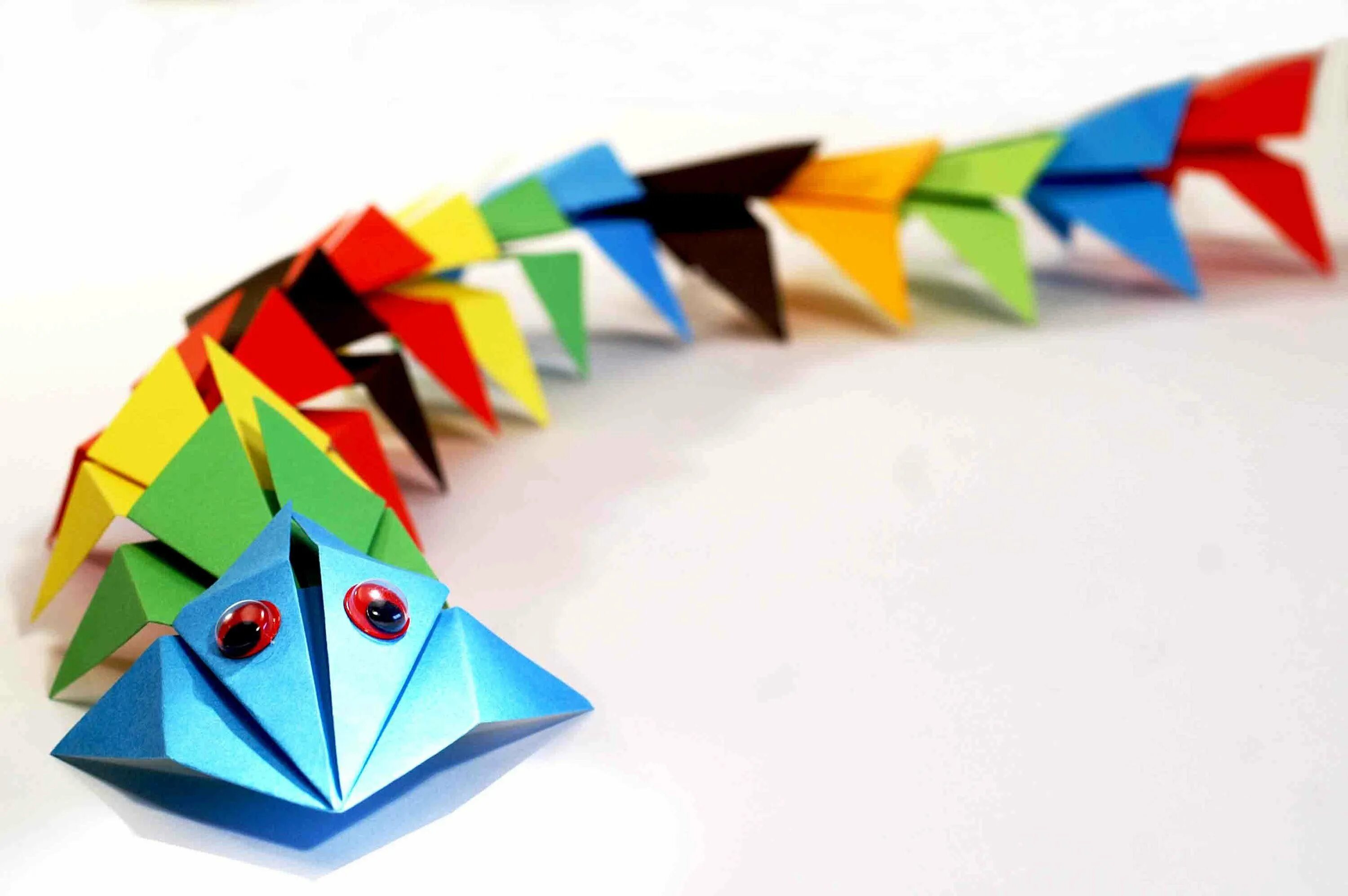 Оригами. Оригами для детей. Необычные оригами. Простые поделки из бумаги.