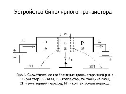 B биполярный транзистор