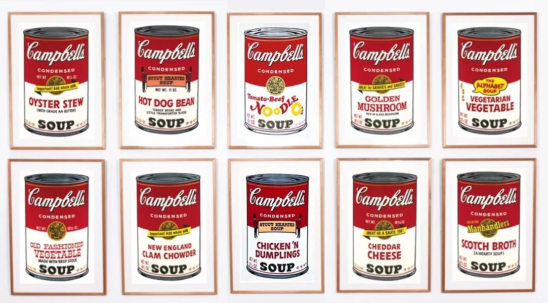 Soup cans. Энди Уорхол суп Кэмпбелл. Энди Уорхол банки с супом Кэмпбелл 1962. Банка супа Кэмпбелл Энди Уорхол картина. Энди Уорхол картины томатный суп.