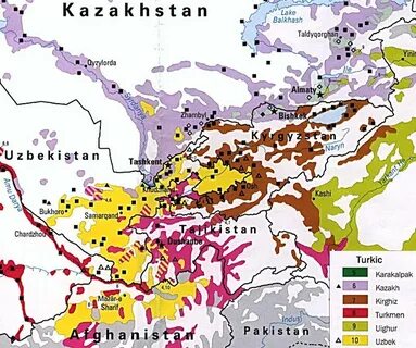 Киргизия открытие карты