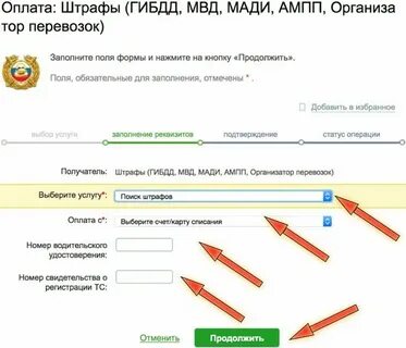 Обязательная оплата штрафа