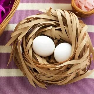 Сделать гнездо для яиц своими руками