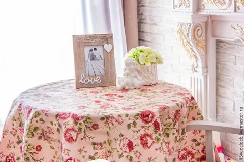 Скатерть с цветами