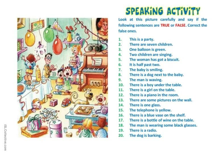 These are having a party. Speaking activities for kids. there is there are говорение. was were speaking activities. there was there were speaking activities.