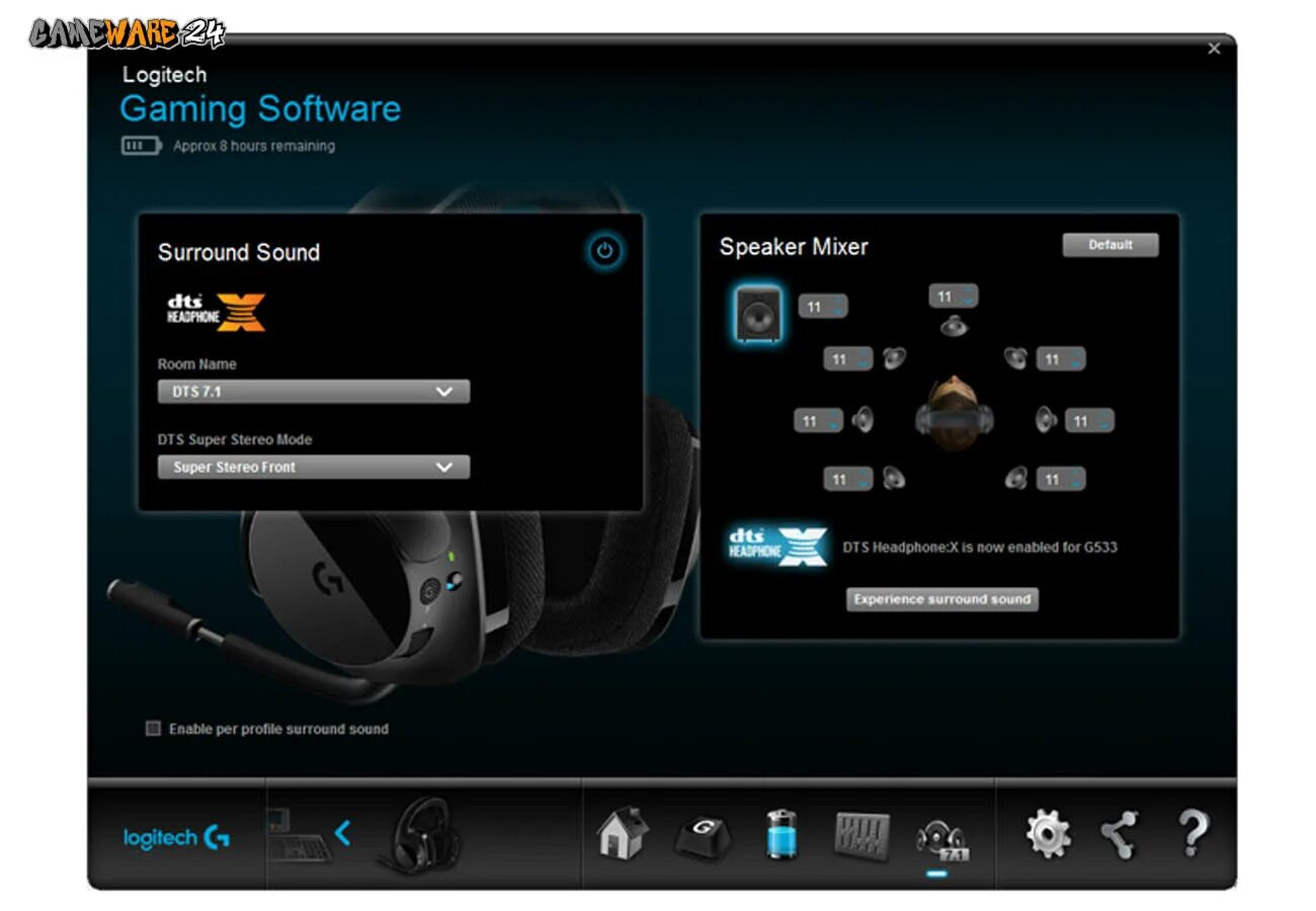 Логитеч g533. Софт для наушников Logitech g533. Logitech g533 Wireless Gaming Headset. Logitech g Hub наушники. Включи звук 15