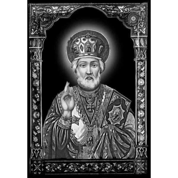 Иконы Черно Белые - 70 фото