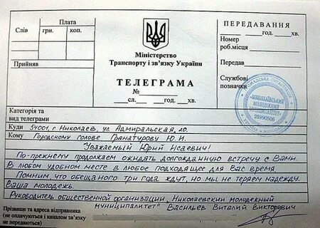 Заявление телеграмму на увольнение