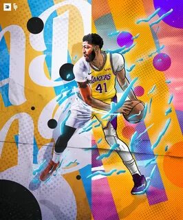 graphic design ILLUSTRATION abstract NBA sports basketball photoshop Digita...