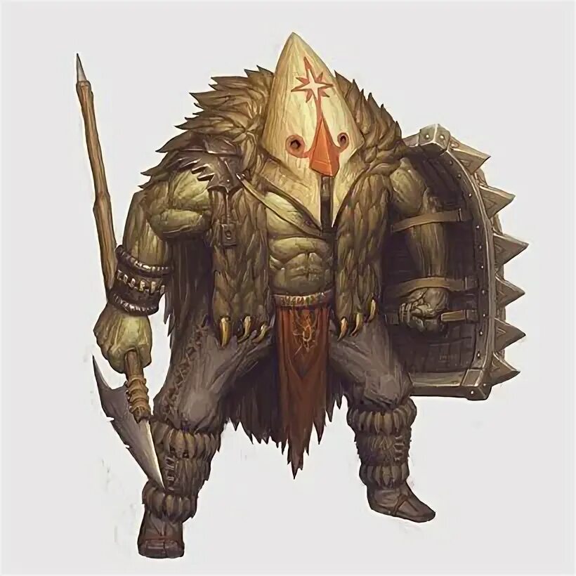 Orc Tribe. Shield man