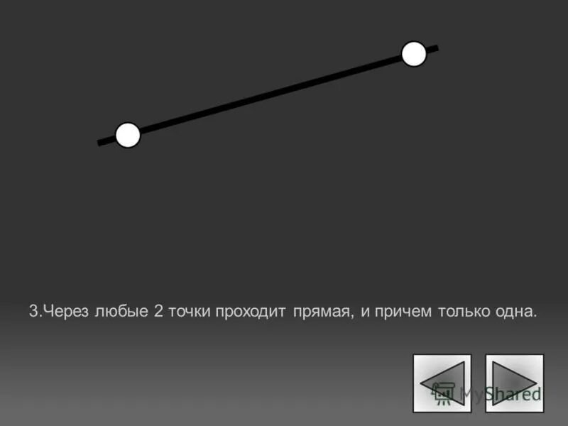 На каждой прямой поставь точку