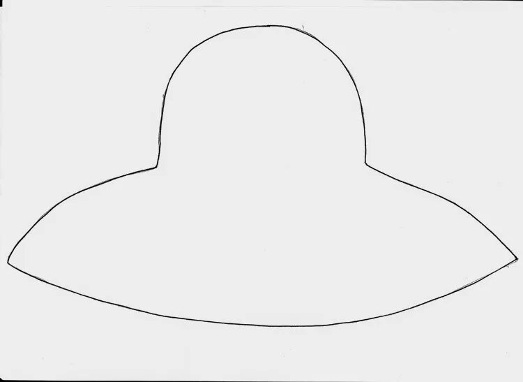 Шляпа трафарет. Шляпа шаблон для вырезания распечатать. Шлёпа раскраска для детей. Трафарет шляпки. Трафарет шляпы женской.