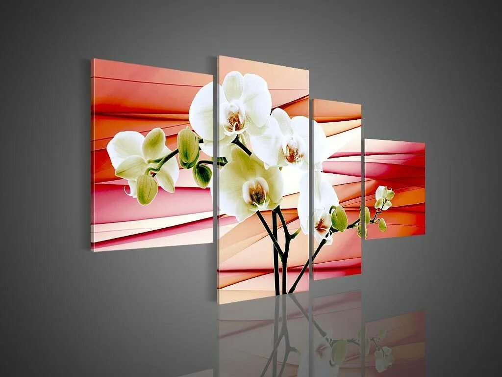 Красная картина в интерьере. Модульные работы. Картина 60х80. Красивые модульные картины. Яркие картины для интерьера.