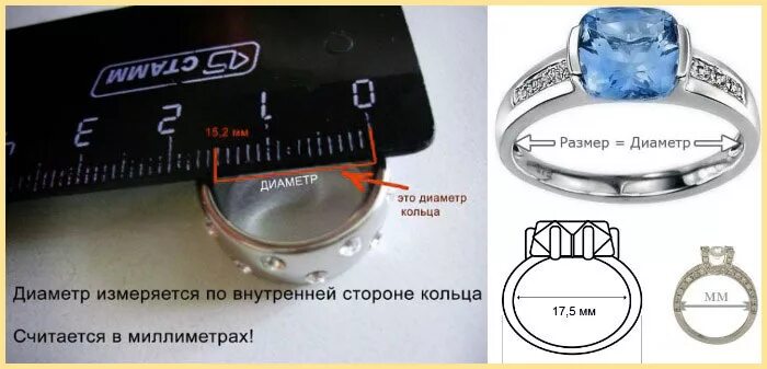 Кольцо размером 15 см