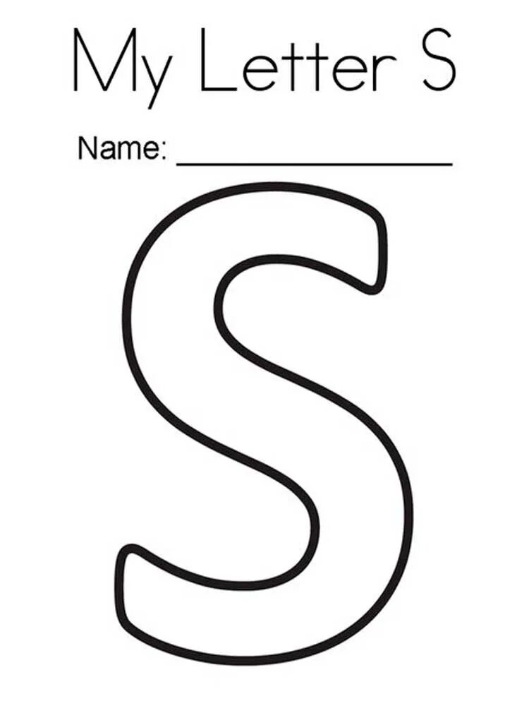 Английская буква s. Буква s раскраска. Печать буква s. Буква s для детей.