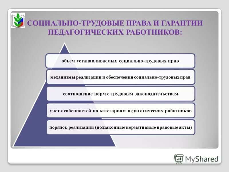 Механизмы реализации социального обеспечения. Софиальны Гарнати в трудовом праве. Социальные гарантии педагога.