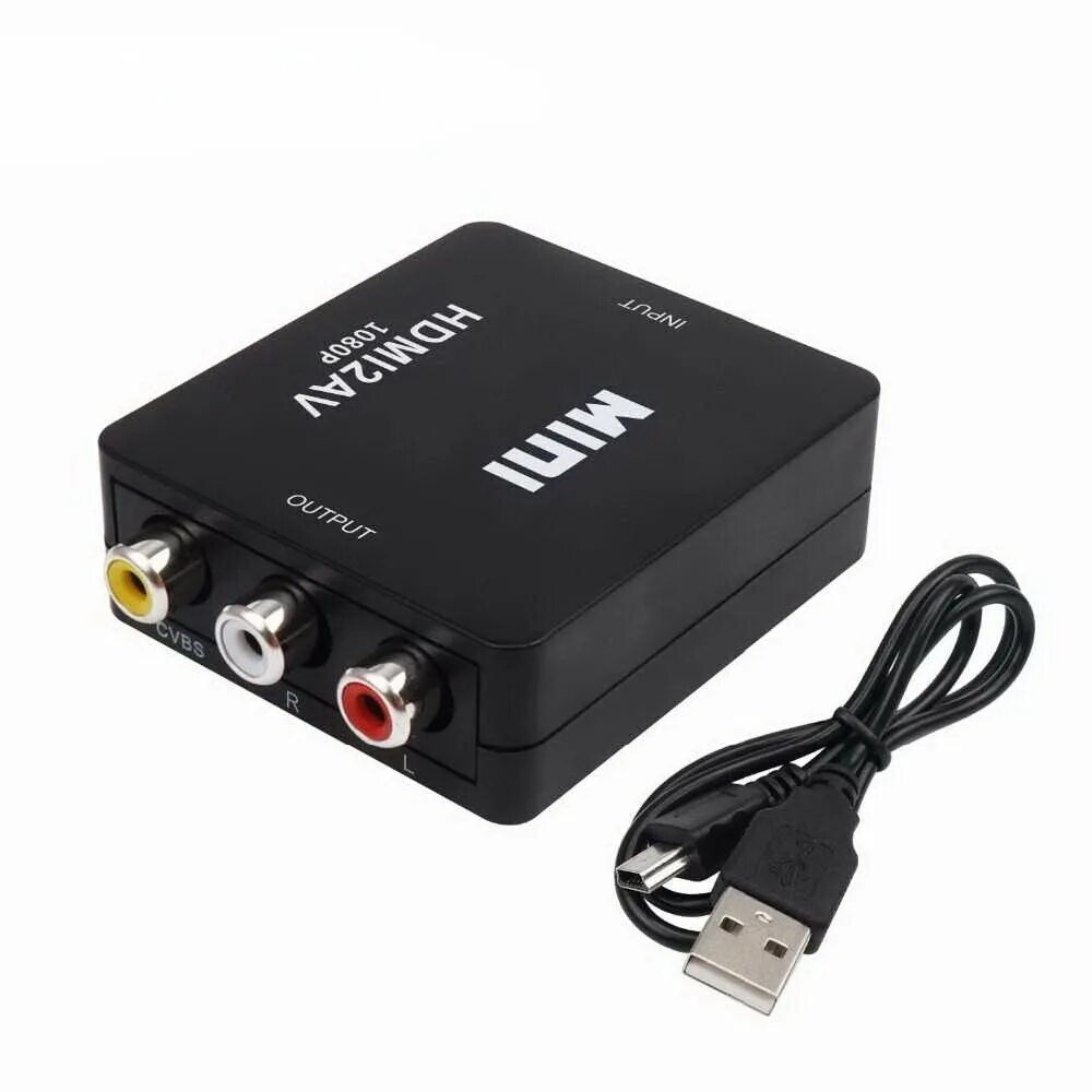 Конвертер hdmi тюльпаны. Av2 HDMI переходник. Mini hdmi2av. Переходник c HDMI на тюльпан (av, RCA), черный. Переходник HDMI тюльпан DNS.