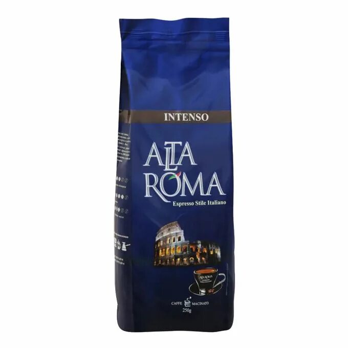 Alta ROMA intenso 1 кг. Кофе молотый intenso ROMA Blend, 250г. Кофе молотый intenso