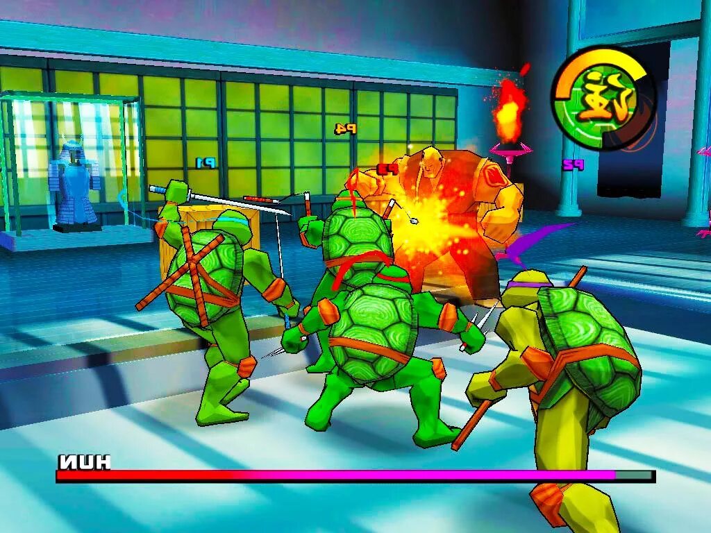 Всякие игры 2. Teenage Mutant Ninja Turtles 2 Battle Nexus. TMNT 2 Battle Nexus. Черепашки ниндзя 2003 битва Нексус. Черепашки ниндзя Battle Nexus 2.