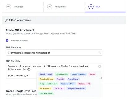 How to Generate PDF Files from Google Form Responses.