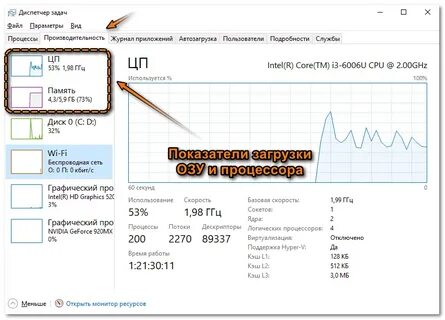 Зависает диспетчер задач