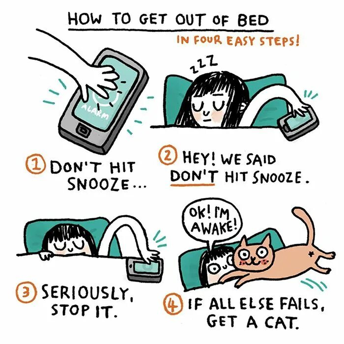 Getting the feel of it. Get out of Bed. Out of Bed прическа. Getting out of Bed. The Living Tombstone Hit the Snooze.
