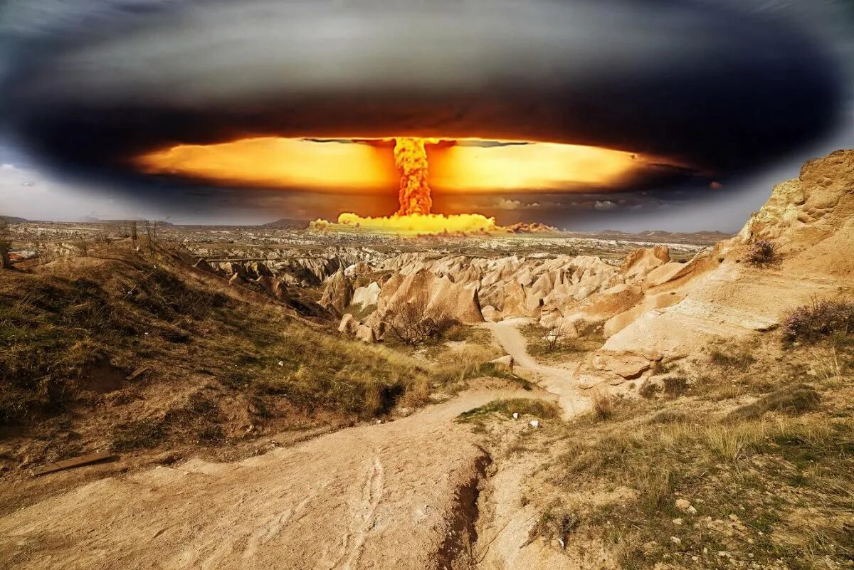 Где был ядерный взрыв. Ядерный взрыв. Ядерный гриб. Ядерная пустыня. Термоядерный взрыв.