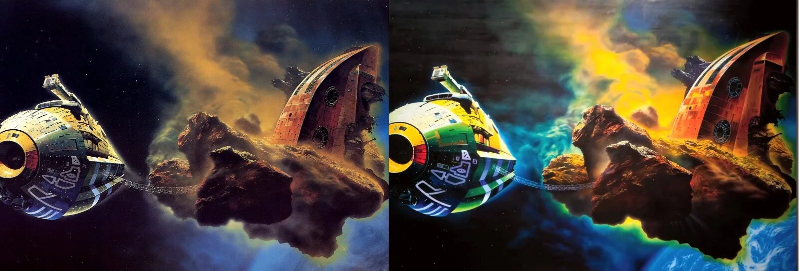 Same space. Chris Foss Sci Fi Art.