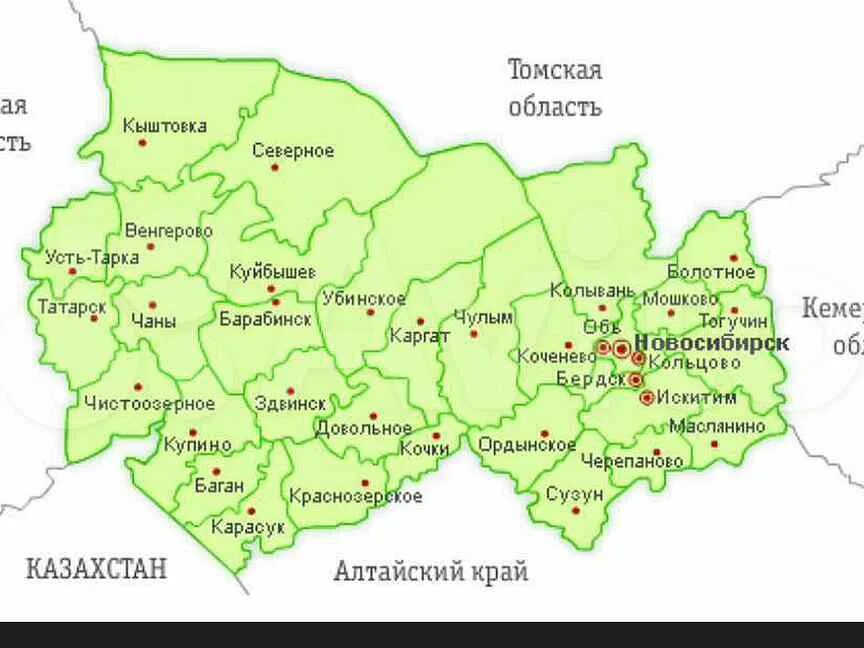 Карта Новосибирской области. Карта Новосибирской области с районами. Границы Новосибирской области на карте. Новосибирская область на карте России.