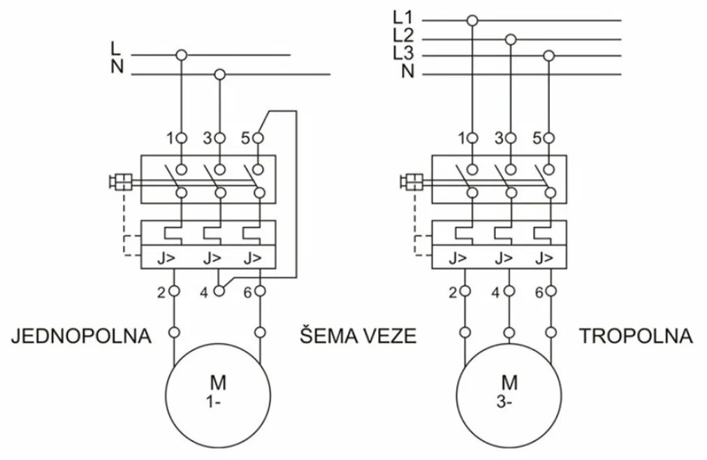 Типы защит двигателей. Виды защит асинхронного двигателя. Схема защиты асинхронных двигателей от работы на двух фазах. Схема релейной защиты двигателя. Защита двигателя от перегрузки по току схема.