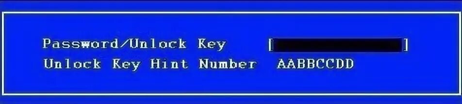 Key hint. Key hint