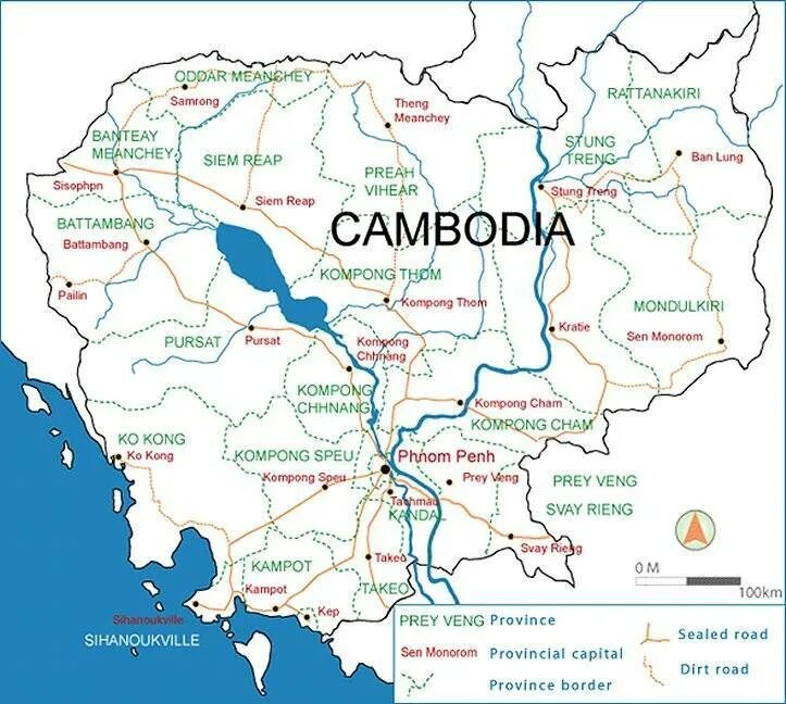 В какой стране находится камбоджи. Камбоджа политическая карта. Местоположение Камбоджи на карте. Камбоджа на карте где находится.