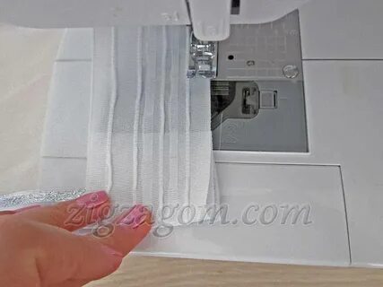 Правильно подшить шторы на машинке