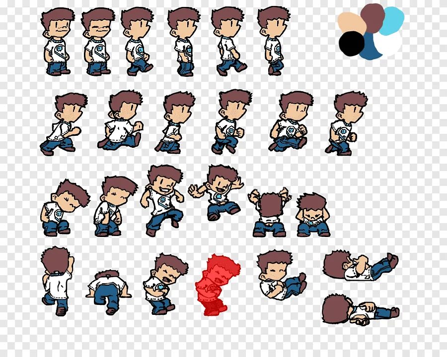 Человек Sprite Sheet. Спрайты БРАВЛЕРОВ. 2д спрайты персонажей. Персонаж для платформера.