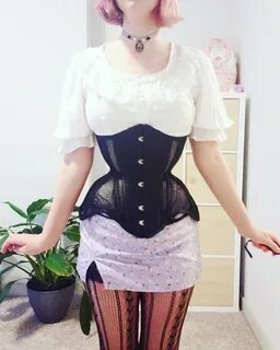 I put my corset on today for the first time in over a month! 