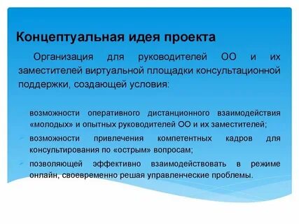 Система концептуально оформленных идей