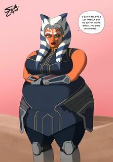 ahsoka_can_t_hide her_belly forever_by_squishcomplex_dfr92vi-fullview. Автор - S