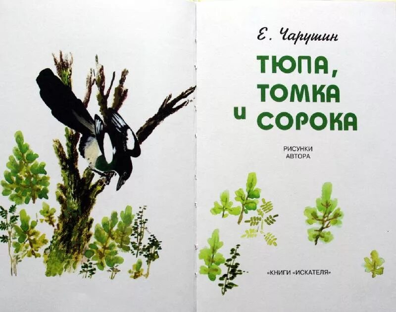 12 40 читать. Книга Тюпа Томка и сорока. Чарушин Тюпа и Томка. Чарушин книги Тюпа.