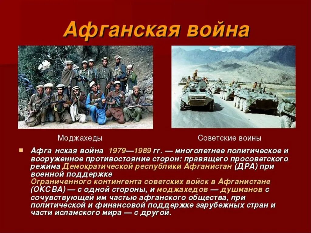 Цели афганской войны 1979-1989. Итоги афганской войны 1979-1989 презентация.