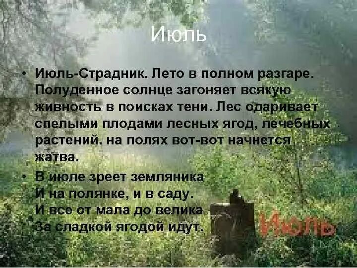 Почему июнь назван июнь. Июль Страдник. Почему июль Страдник. Страдник месяц. Июль липень Страдник.