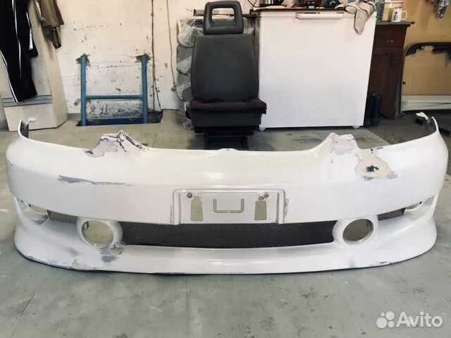 Бампер тайвань. Бампер передний стеклопластик mark ii 110. передний бампер trd для toyota mark ii gx110.