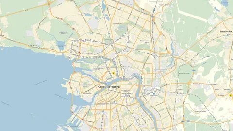 Отметьте на карте санкт петербург