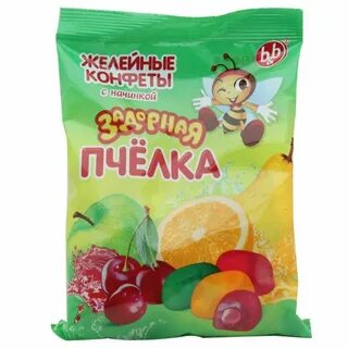 Конфеты пчелка желейные