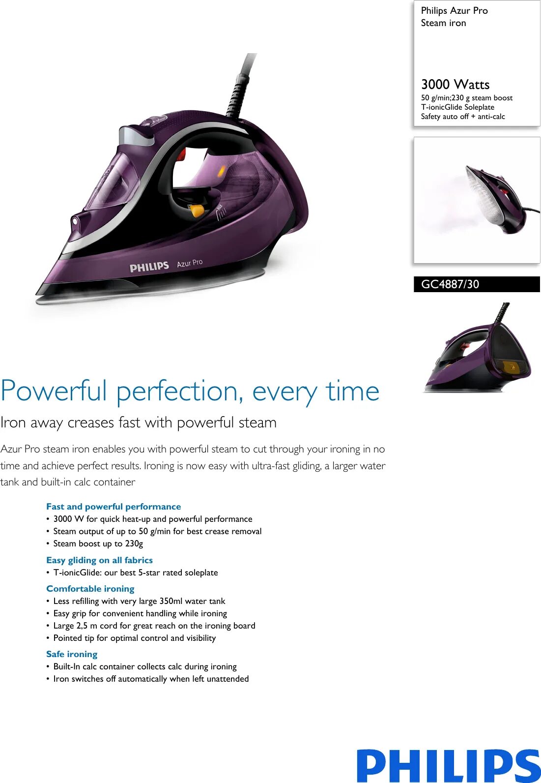 Филипс азур инструкция. Philips gc4887/30 Azur Pro. Philips gc4881/20 Azur Pro. Утюг Филипс Azur Steam Iron 7000. Gc4887.