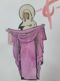 Батюшка покров рисунок