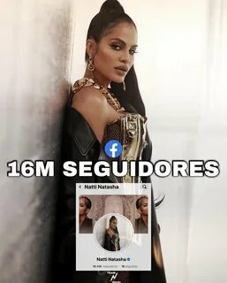Natti Natasha llegó a los 16M de seguidores en su perfil de Facebook.pic.tw...